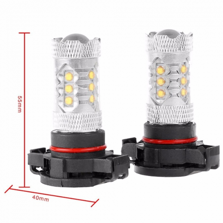 Led Semnalizare Portocaliu Canbus PSY24W Cree 80W 12-24V [1]
