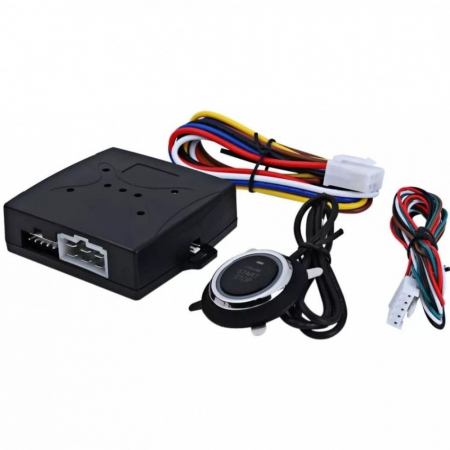 Alarme auto & Senzori de parcare - Modul pornire motor fara cheie cu buton Start - Stop KC-PS01