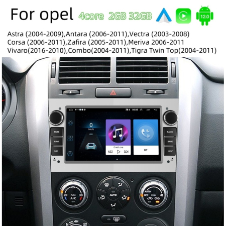 Navigatie Auto Android 7” pentru Opel Astra H, Corsa, Vivaro, Zafira – 2GB RAM + 32GB ROM, Bluetooth, WiFi, GPS, Compatibil comenzi volan & AC [2]