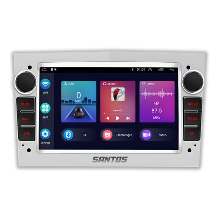Navigatii GPS - Navigatie Auto Android 7” pentru Opel Astra H, Corsa, Vivaro, Zafira – 2GB RAM + 32GB ROM, Bluetooth, WiFi, GPS, Compatibil comenzi volan & AC