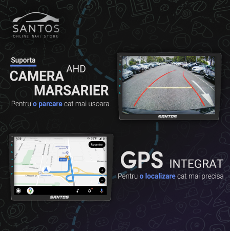 Navigatie Ford Focus 3 2012-2016, Android 13, 9 inch QLED, Octa Core 6GB RAM 128GB, Wireless CarPlay Android Auto, Slot Sim 4G, GPS, Waze [4]