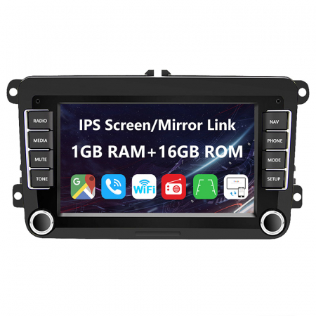 Navigatie GPS Android VW Golf 5 6 Passat B6 B7 CC Tiguan Touaran Jetta Eos Polo Amarok , 7 inch , Internet , 4G , Aplicatii , Waze , Wi Fi , Usb , Bluetooth , Mirrorlink [4]