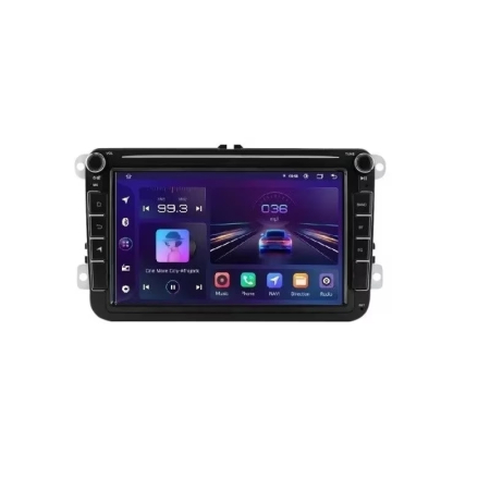 Navigatii GPS - Navigatie Smart Pro 8'' Android 12 – CarPlay & Android Auto Wireless Compatibil cu VW (Passat, Golf, Tiguan, Polo), Skoda (Octavia 2, Superb, Fabia) si Seat (Leon, Ibiza), 4GB RAM, 64GB Memorie