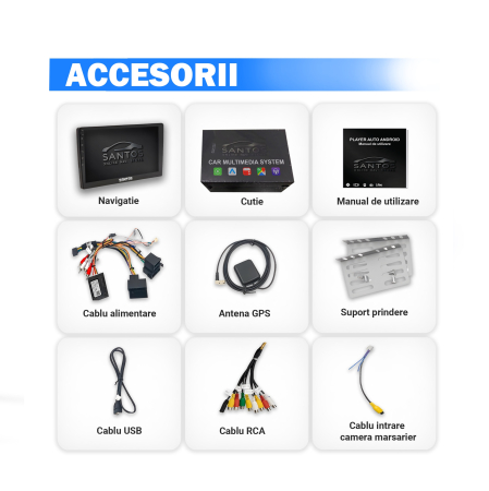 Navigatie Universala, Android 13, Octacore, 6GB RAM + 128GB ROM, 10.1 Inch [1]