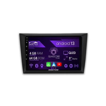 Navigatii GPS - Navigatie Volkswagen Golf 6, Android 13, 9 inch QLED, 4GB RAM 64GB, Wireless CarPlay Android Auto, GPS, Waze