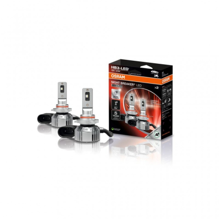 Becuri si sigurante auto - Osram Night Breaker LED Smart HB3 – Becuri LED, 12 V, 21 W, 6000 K, set 2 bucăți