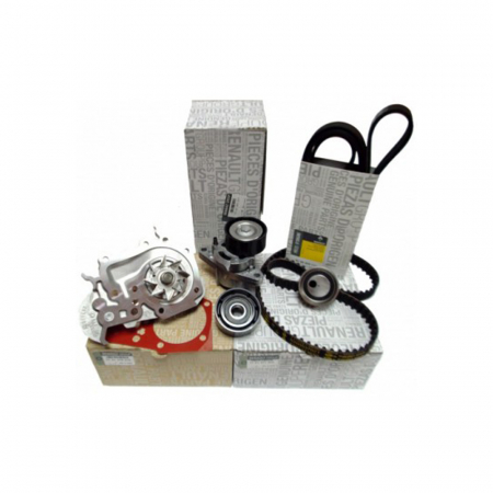 Piese auto - Pachet revizie cu Kit Distributie si Pompa Apa Dacia Sandero 1.5 DCI, 75 CP, Kit Distributie Dacia