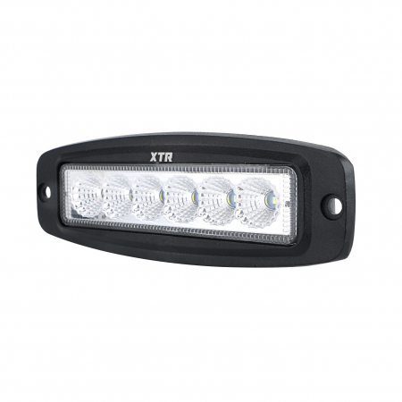 Proiector LED Auto Offroad 18W/12V-24V, 1320 Lumeni, 20cm Incastrabil Flood Beam 60 grade [2]