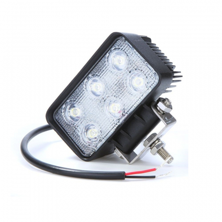 Proiectoare, Lampi & Leduri - Proiector LED Auto Offroad 18W/12V-24V, 1320 Lumeni, Dreptunghiular, Spot Beam 30 Grade