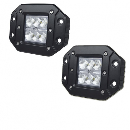 Proiectoare, Lampi & Leduri - Proiector LED Auto Offroad 18W/12V-24V, 1320 Lumeni, Incastrabil, Spot Beam 8 Grade