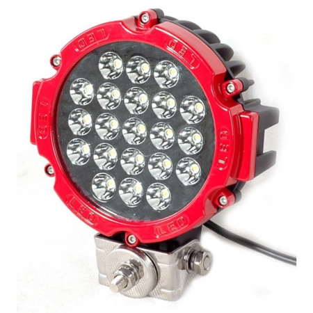 Proiectoare, Lampi & Leduri - Proiector LED Auto Offroad 63W/12V-24V, 4410 LM, Rosu, Spot Beam 30 Grade