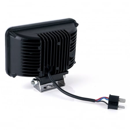 Proiector LED cu doua faze 45W/12V-24V, 3300 Lumeni, Dreptunghiular, Spot Beam 30 Grade [1]