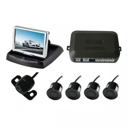 Senzori parcare cu camera video si display lcd de 4.3" pliabil S612-P [3]