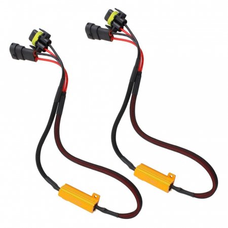 Set 2 Anulatoare eroare bec ars pentru Led H8, H9, H11 Canbus, Rezistor 50W 8 Ohm - [4]