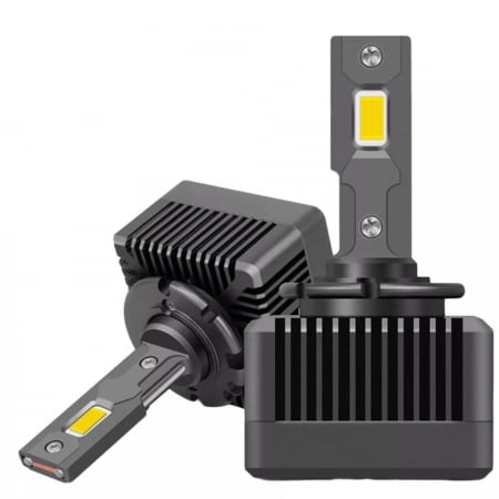 Becuri si sigurante auto - Set 2 Becuri auto LED Xenon, D1S, Plug&Play, Canbus, 6000K, 70 W