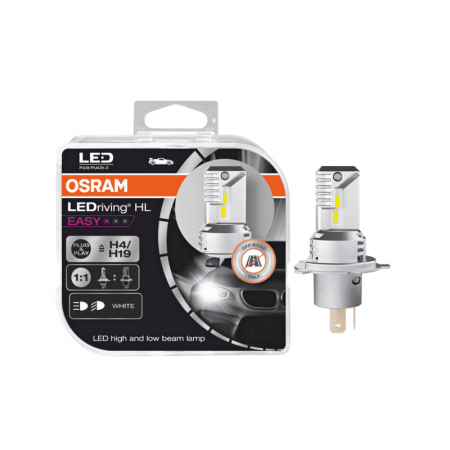 Set 2 becuri H4 Osram LEDdriving HL Easy 12V/24V 19W 6500K 64193DWESY-HCB [5]