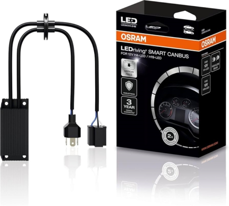 Becuri si sigurante auto - Set 2 buc anulatoare eroare Osram LEDriving Smart Canbus, pentru  H4/H19 LEDSC04-2HB