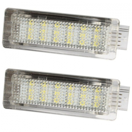 Set 2 Lampi LED Portiere si Interior BMW F01, F20, F30 Lumina Alba BTLL071 [2]