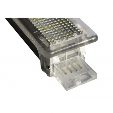 Proiectoare, Lampi & Leduri - Set 2 Lampi LED Portiere si Interior BMW F01, F20, F30 Lumina Alba BTLL071