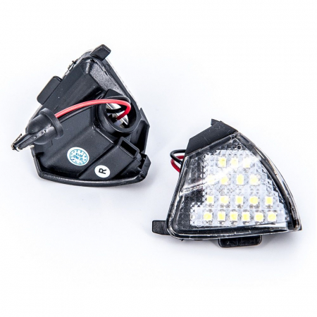 Proiectoare, Lampi & Leduri - Set 2 Lampi LED Undermirror dedicate pentru VW GOLF 5, PASSAT B6, JETTA, EOS, TOUAREG - BTLL-057