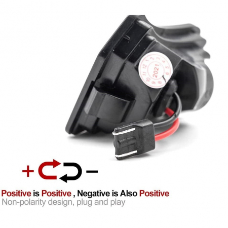 Proiectoare, Lampi & Leduri - Set 2 Lampi LED Undermirror Jaguar XJ, XF, XK, XKR, XE - PZ203