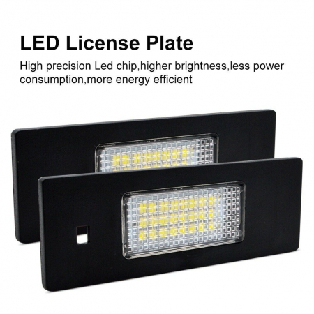 Set 2 Lampi Numar cu Led,, dedicate pentru BMW E81, E87, F20, E63, E64, F12, F13, F06, E85, E86, E89 - BTLL-047-B [1]