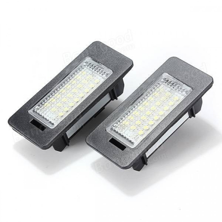 Proiectoare, Lampi & Leduri - Set 2 Lampi Numar Led Canbus - Dedicate Audi Q5, A4, A5, A7, S5, TT