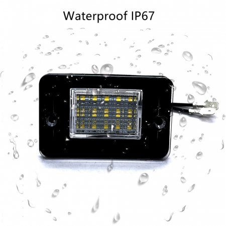 Becuri si sigurante auto - Set 2 Lampi Numar Led Land Rover Discovery 1 si 2 1994-2004 - V-034303