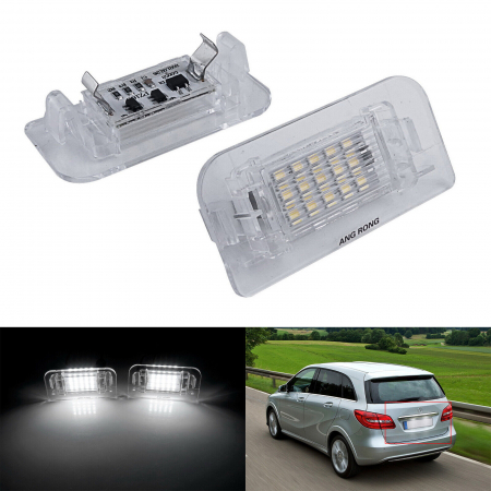 Proiectoare, Lampi & Leduri - Set 2 Lampi Numar Led Mercedes-Benz B-CLass W242, W246 2011-2019 - B242