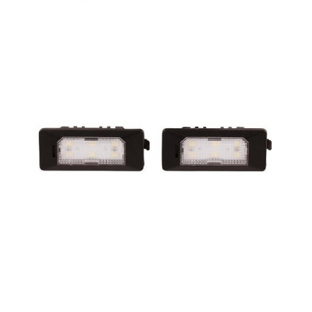 Proiectoare, Lampi & Leduri - Set 2 Lampi numar led Nissan Qashqai, Juke, Pathfinder, X-Trail - BTLL-152