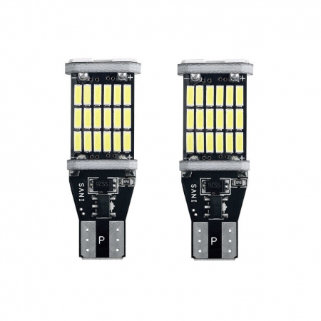 Set 2 Led Auto Canbus T15 (W16W) 45 Smd 4014 12V - T15-4014-45LED [5]