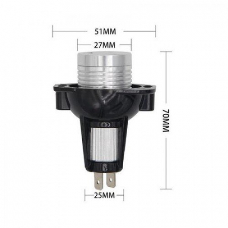 Set 2 Led Marker Alb 2x6W, Canbus (fara eroare) pentru BMW E90/91 Prefacelift 2005 - 09.2008 - [1]