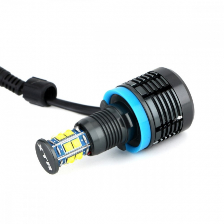 Set 2 Led Marker BMW H8 96W Can Bus cu Leduri Cree compatibil cu BMW E90 facelift, E60 Facelift, X5 E70, X6 E71, E82, E88 facelift [2]