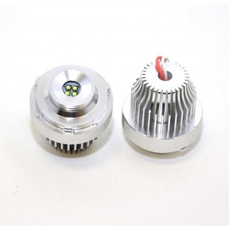 Becuri si sigurante auto - Set 2 Led marker dedicat BMW E60 LCI 20W Can Bus >2007 pentru farurile cu lupa dar fara xenon din fabrica