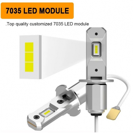 Set 2 leduri auto H3 Canbus, putere 10W, luminozitate 2000 Lm, 12V-24V GS-H3 [2]