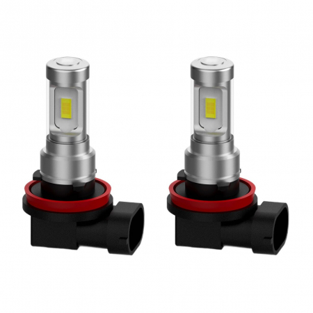 Set 2 leduri auto proiectoare ceata H11, H8, H9, H10 V13 Canbus, putere 80W, luminozitate 2000 Lm, 12V-24V [1]