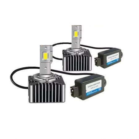 Proiectoare, Lampi & Leduri - Set 2 leduri D3S Plug&Play pentru far auto 70W Chip Cree 8600 Lm 12-24V M10-D3S