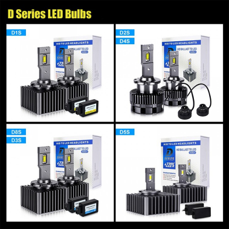 Set 2 leduri D3S Plug&Play pentru far auto 70W Chip Cree 8600 Lm 12-24V M10-D3S [1]