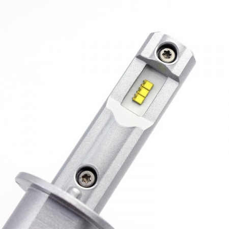 Becuri si sigurante auto - Set 2 leduri H1 M3 Alb cald - 4000K, Canbus, putere 55W, luminozitate 10.000 Lm, 12V-24V M3-H1-4000K