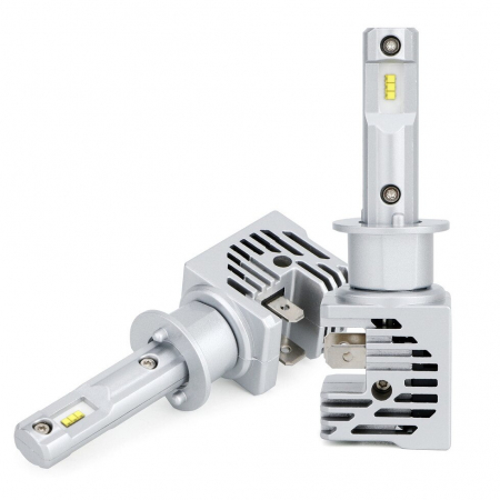 Set 2 leduri H1 M3 Canbus pentru far auto, putere 55W, luminozitate 10.000 Lm, 12V-24V [4]