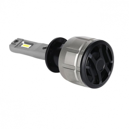 Proiectoare, Lampi & Leduri - Set 2 leduri H1 P16 Canbus pentru far auto, putere 60W, luminozitate 10.000 Lm, 12V P16-H1