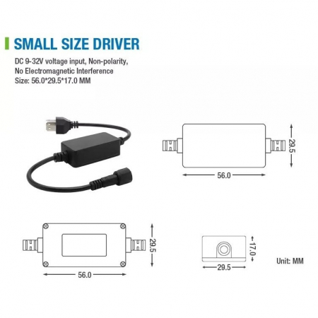 Set 2 leduri H1 pentru far auto 40w Chip Cree 4000 Lm Reali 12/24V fara polaritate [2]