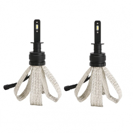 Set 2 leduri H1 pentru far auto 40w Chip Cree 4000 Lm Reali 12/24V fara polaritate [5]