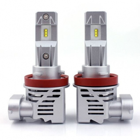 Set 2 leduri H11 M3 Canbus pentru far auto, putere 55W, luminozitate 10.000 Lumeni, 12V-24V [5]