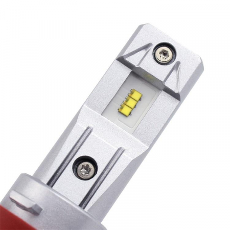 Set 2 leduri H11 M3 Canbus pentru far auto, putere 55W, luminozitate 10.000 Lumeni, 12V-24V [4]