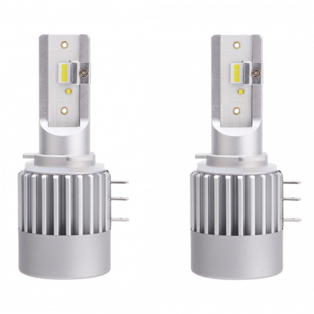 Set 2 leduri H15 ALL IN ONE pentru far auto 50W, 5000 Lumeni, 12V - H15F [2]