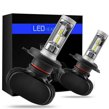 Set 2 leduri H4 CSP Canbus pentru far auto putere 25W, luminozitate 4000 Lm, 12V - 24V S1-H4 [3]