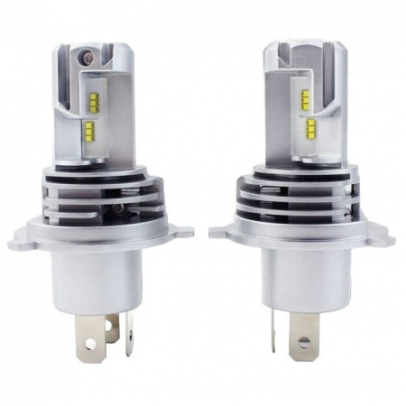 Set 2 leduri H4 M3 Alb Cald - 4000K, Canbus, putere 55W, luminozitate 10.000 Lm, 12V-24V [5]