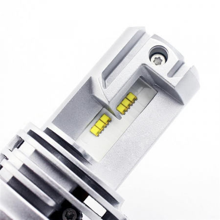 Set 2 leduri H4 M3 Alb Cald - 4000K, Canbus, putere 55W, luminozitate 10.000 Lm, 12V-24V [2]