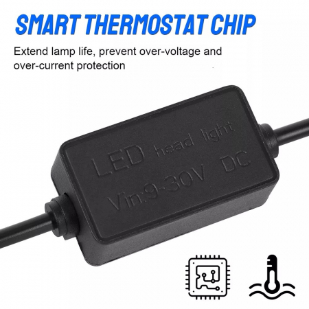 Set 2 Leduri H8, H11 Canbus efect laser pentru proiector ceata, faza lunga Spot Light B-H11 [4]